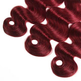 Body Wave #Burgundy Virgin Human Hair Bundle
