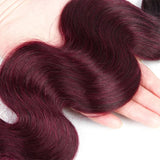 Body Wave #Burgundy Virgin Human Hair Bundle