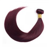 Straight #Burgundy Virgin Human Hair Bundle