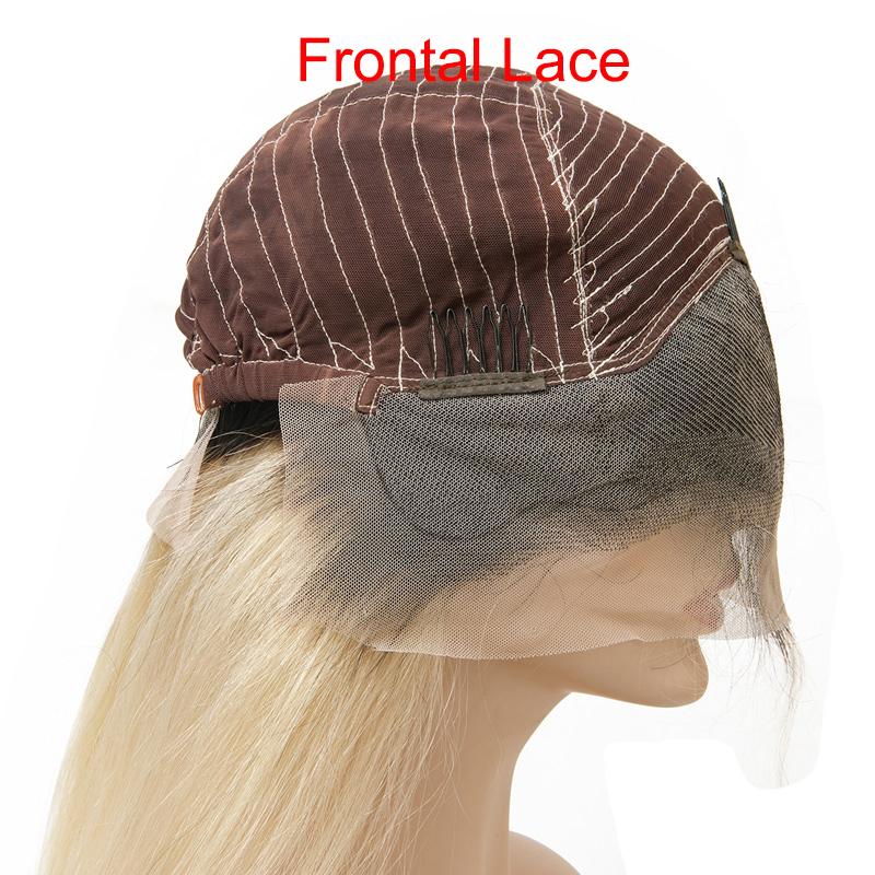 #613 #1B/613  Wig Straight Human Hair Full Lace Wig Frontal Lace Wig