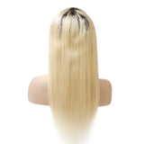 #613 #1B/613  Wig Straight Human Hair Full Lace Wig Frontal Lace Wig