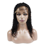 lace wig deep curly 1b