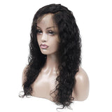 Natural Wave Human Hair Full Lace Wig 13x6 Frontal Lace Wig Naturlal Black #1B