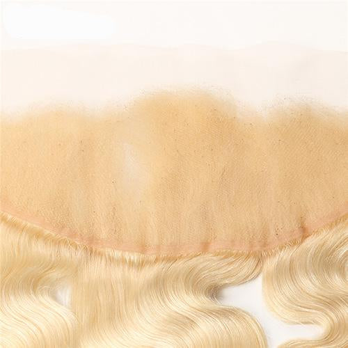 #613 Body Wave Frontal Human Hair Blonde Frontal 13*4