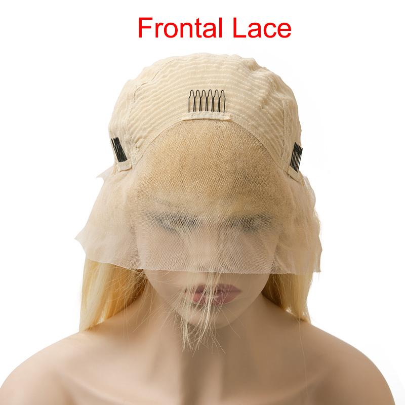 #613 #1B/613  Wig Straight Human Hair Full Lace Wig Frontal Lace Wig