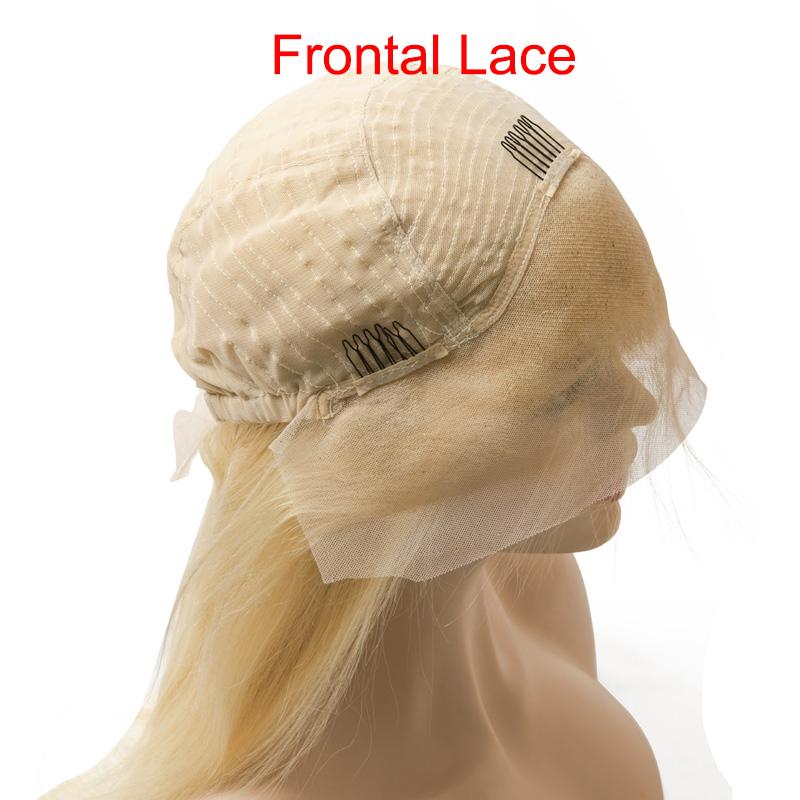 #613 #1B/613  Wig Straight Human Hair Full Lace Wig Frontal Lace Wig