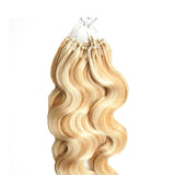 Body Wave Human Hair #613 Blonde MicroLinks