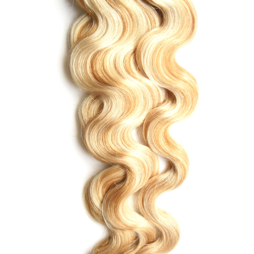 Body Wave Human Hair #613 Blonde MicroLinks