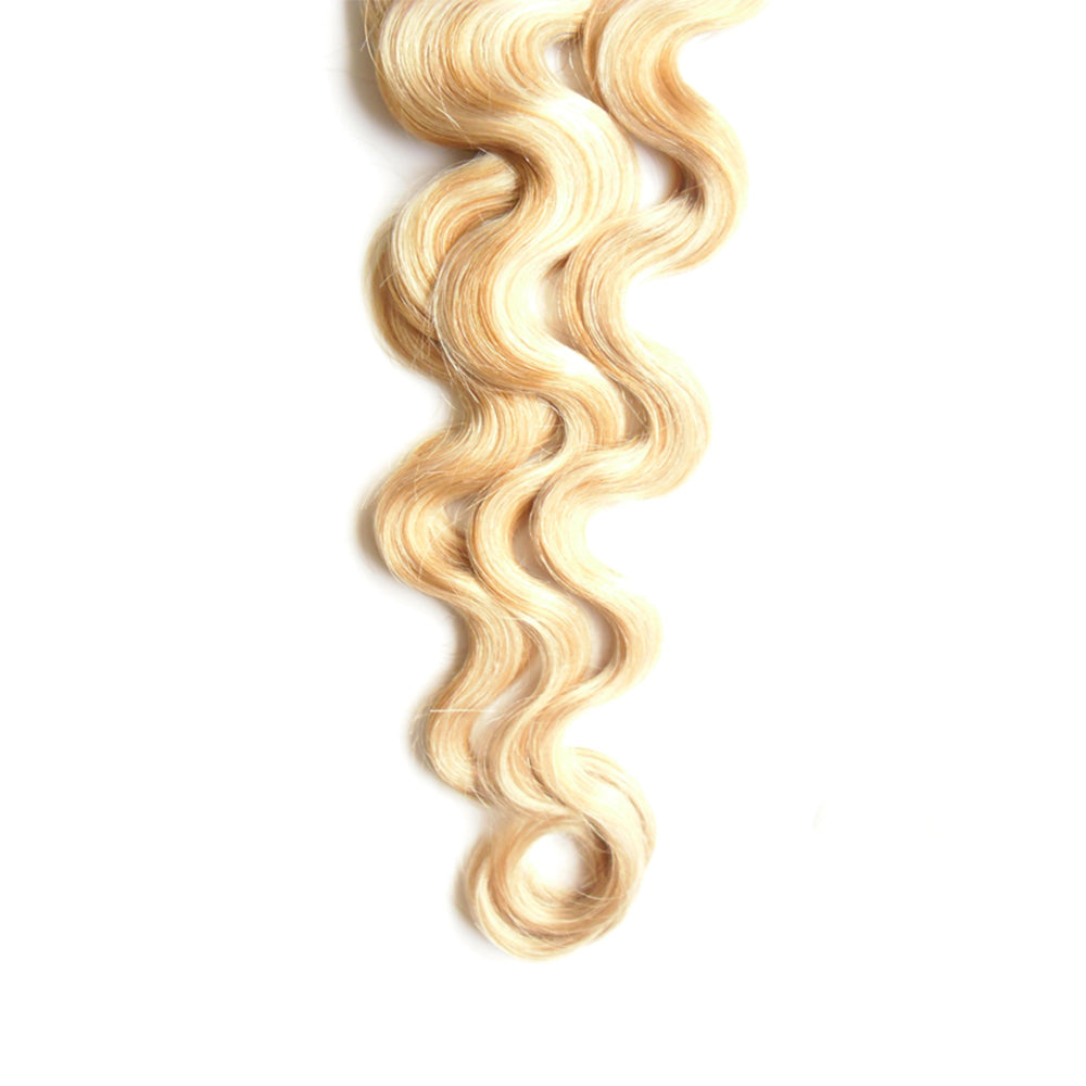 Body Wave Human Hair #613 Blonde MicroLinks