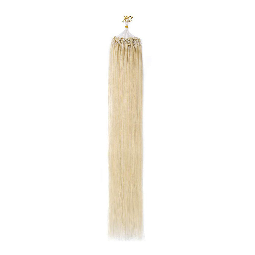 Straight Human Hair #613 Blonde MicroLinks