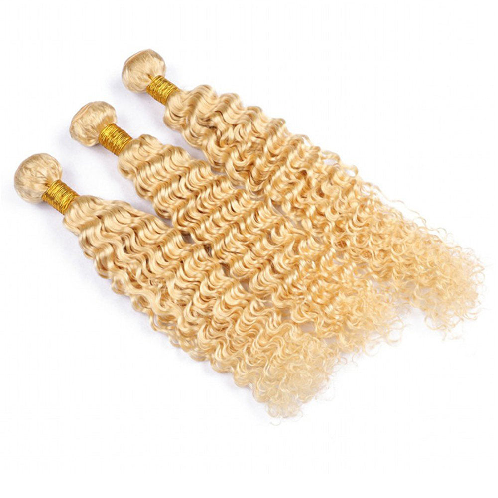 #613 Deep Wave Virgin Hair Bundles Deal