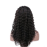 Deep Wave 13*4 HD Frontal Lace Wig Naturlal Black 180% Density