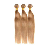 Straight Human Hair Honey Blonde Single Bundle