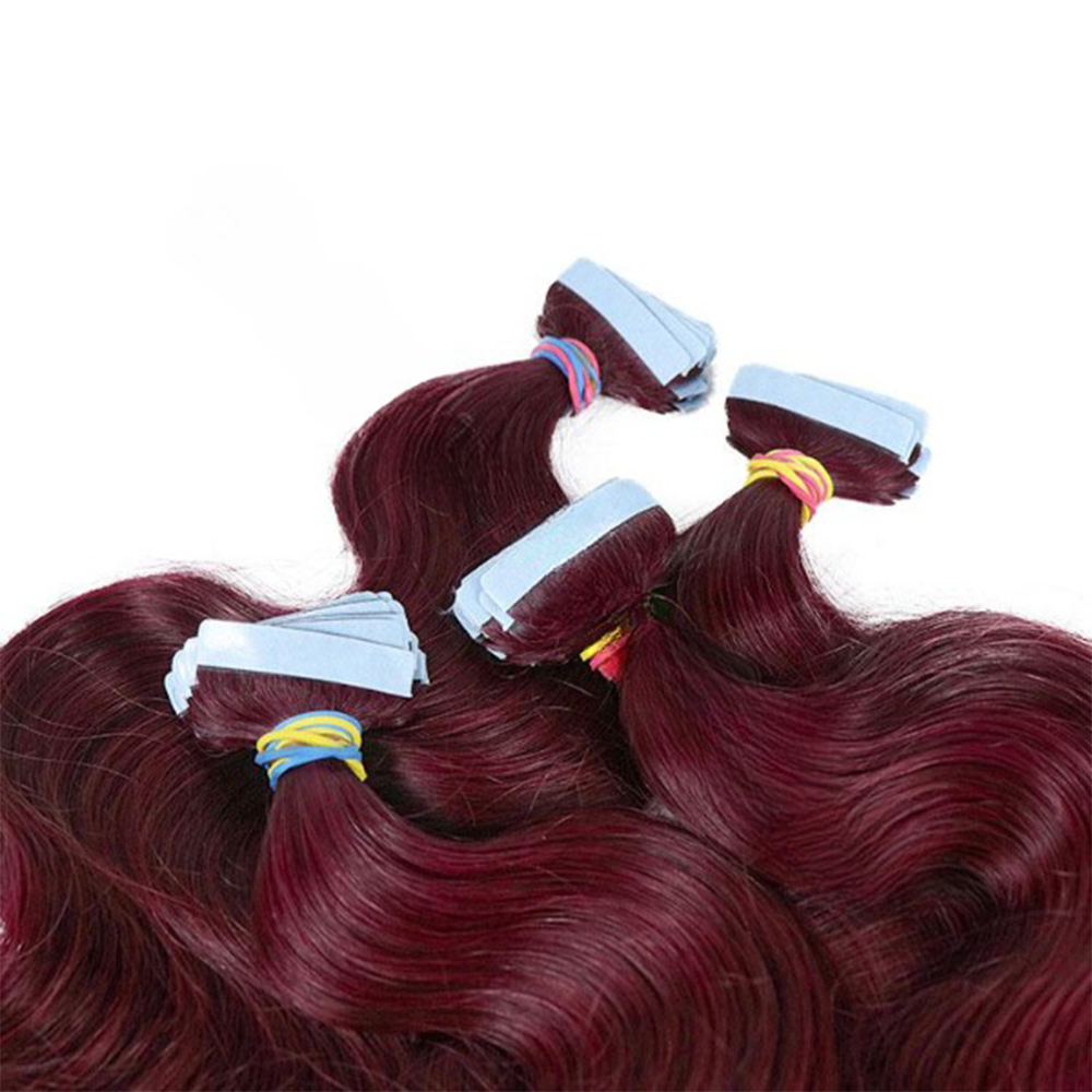 Body Wave Human Hair #99J Bundles