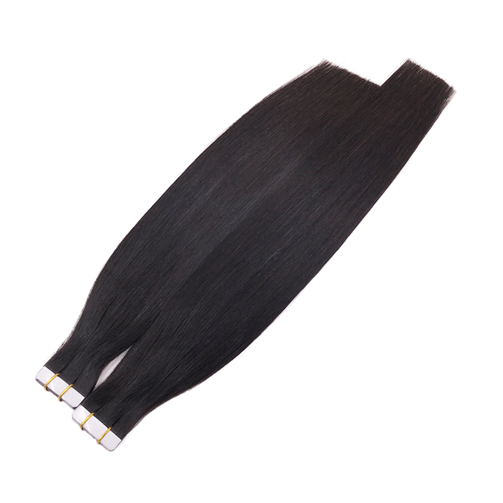Straight Virgin Human Hair Natural Black