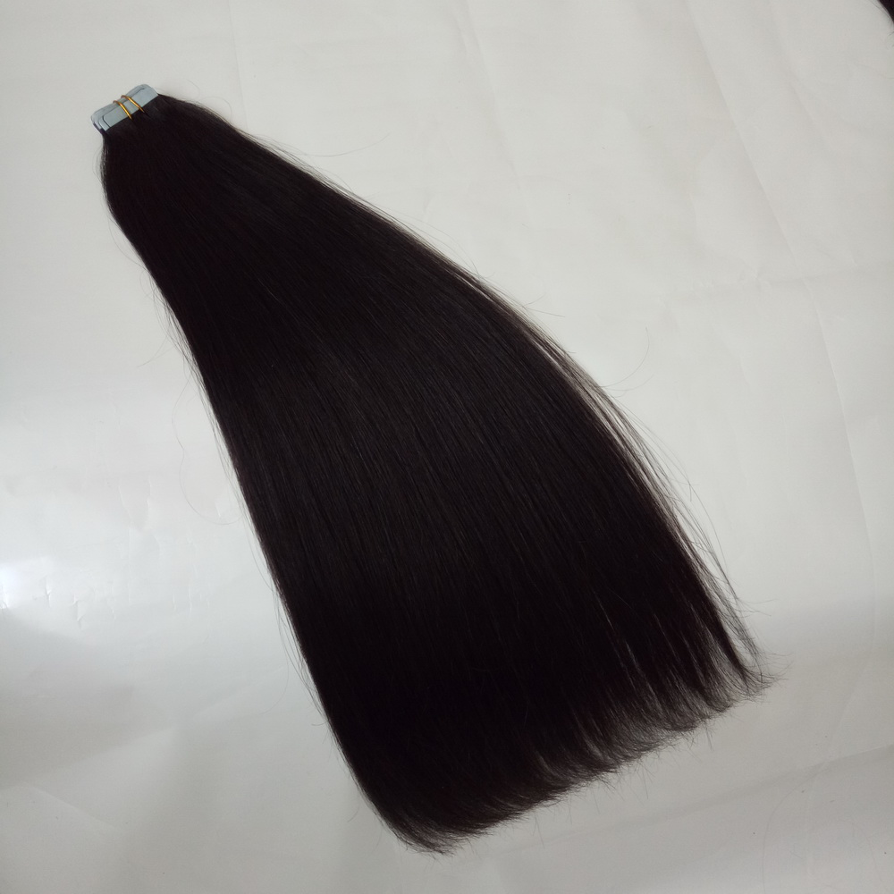 Straight Virgin Human Hair Natural Black