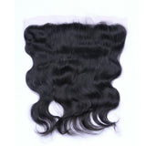 Body Wave Virgin Human Hair Natural Black Frontal 13*4