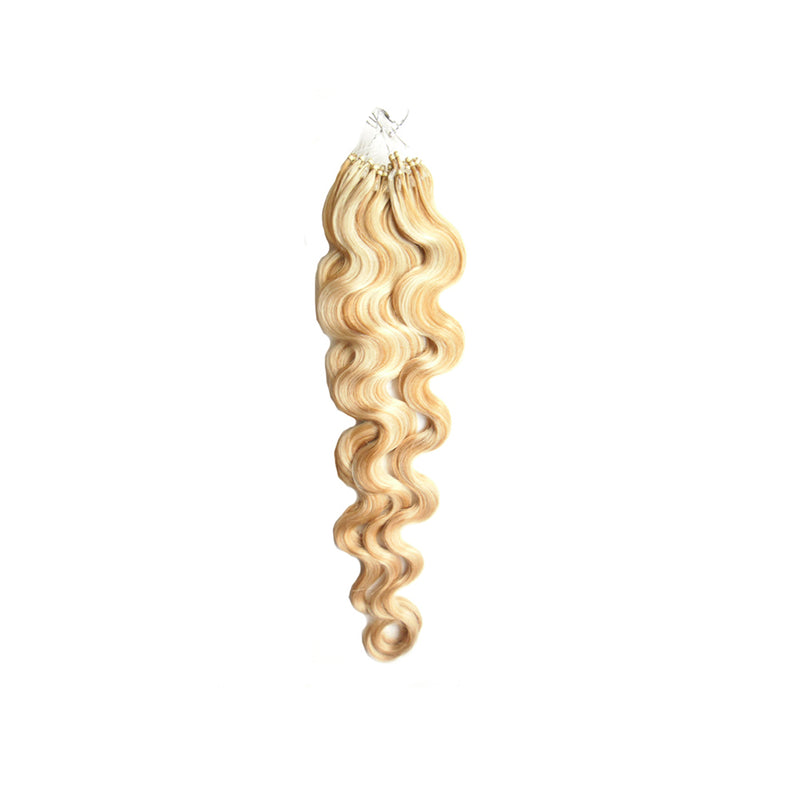 Body Wave Human Hair #613 Blonde MicroLinks