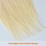 #613 Straight Closure Human Hair Blonde Closure 4*4