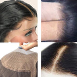 Straight 13*4  HD Frontal Lace Wig Naturlal Black 180% Density